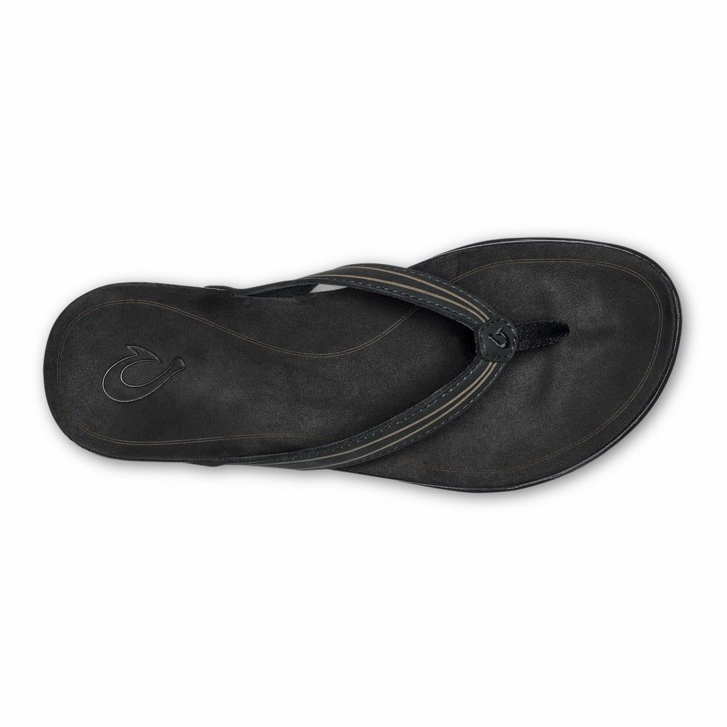 Sandalias Olukai ‘Aukai - Chanclas Mujer Negros 20839-150